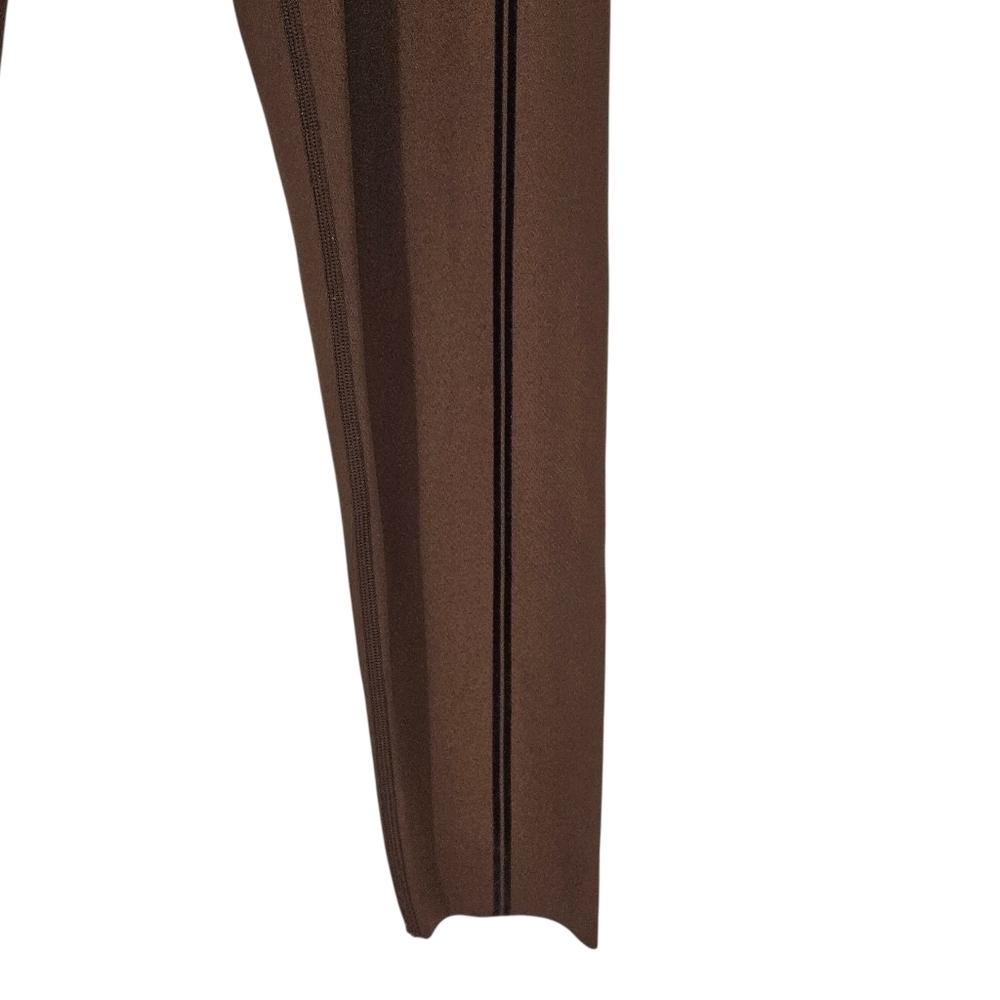 Aerie Offline Real Good 7/8 Leggings Chocolate Brown High Rise Athletic Medium - Picture 2 of 7